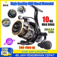 HE 500 - 7000 10 Kg Fishing Reel Strong Power/ Fishing Reel Sea Drag Fishing Reel
