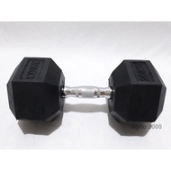 Rubber Hex Dumbbell or Hexagonal Dumbbell 20 kg
