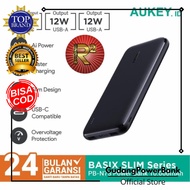 Aukey Powerbank PB-N73 Basix Slim 10.000mAh Original Garansi Aukey - Bisa COD - TERLARIS