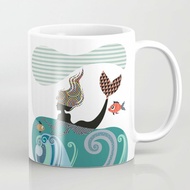 Cute mermaid c6n mugs
