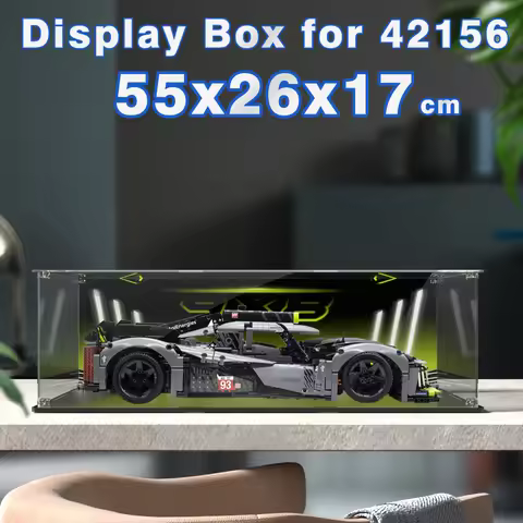 Acrylic display box for lego 42156 display case for PEUGEOT building block dustproof clear model car