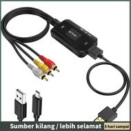 -Compatible Adapter Video Converter AV to -Compatible Video Converter 1080P  Cable Video Adapter Cab