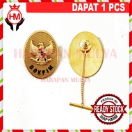 Pin Dokpim Garuda Oval Pin Dokpim Garuda Model Oval - Harapan Mulya / 1 pcs