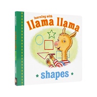 Milu Llama Llama สมุดชุดเรียนรู้รูปทรงเรขาคณิตอายุสมุดวาดภาพระบายสีสำหรับเด็กปีสมุดวาดภาพระบายสีสำหร