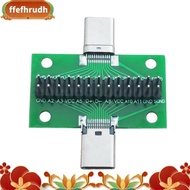 Male To Female Type C Test PCB Board Universal Board with USB 3.1 Port 20.6X36.2MM Test Board with Pinsffefhrudh