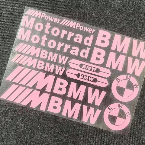 Vinyl Sticker Logo For BMW E93 F10 F20 F30 F40 F15 F25 F26 F31 F49 F86 M3 M5 X3 x1 e46 M Motorcycle 