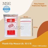 MASCOT Plastic Clips Size, 10 X 15 | Clear Plastic Clip Size. 10 X 15