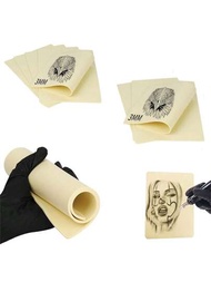 3塊刺青練習皮膚,3mm厚度,8x12英寸,空白雙面矽膠皮膚練習墊,適用於初學者和刺青藝術家