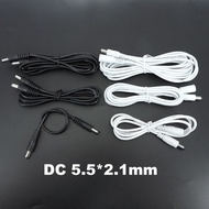 10pcs/lot 22awg 3A DC Male To male female Power supply Adapter cable Plug 5.5x2.1mm Connector wire 1