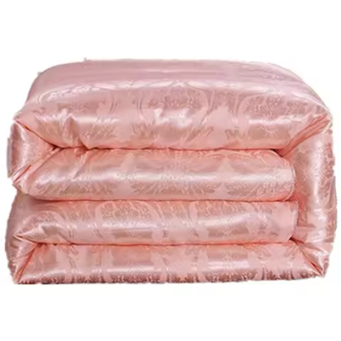 Perfect 100% Natural Mulberry Silk Four Seasons Blanket Pure Cotton Skin-Friendly Comfortable and Wa