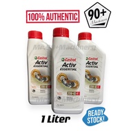 CASTROL Engine Oil Minyak 4T 100%ORIGINAL CASTROL GO CASTROL ACTIV 20W-40 1L Minyak Selena Minyak Mo