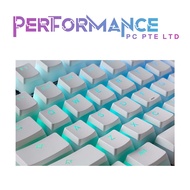 Tecware PBT Pudding Keycap Set White/Black (1 YEAR WARRANTY BY TECH DYNAMIC PTE LTD)