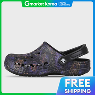 Crocs | 2024 Fw Crocs Baya Floral Clog Womens Slipper Sandals Black 210450-001