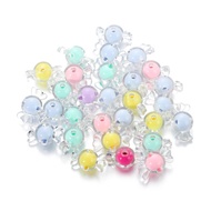 ลูกปัด Pentagram Candy สร้อยคออะคริลิก CCB เครื่องประดับแฟชั่น DIY (20ชิ้นต่อถุง)