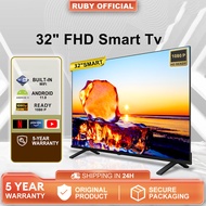 Smart TV 32 inch Android TV 4K Android TV LED murah LED Television Smart TV With WiFi/YouTube/MYTV/Netflix/Hdmi