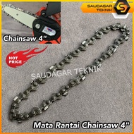 Mata Rantai Chainsaw Cordless Mini 4" 10" Mesin Gergaji Kayu Baterai