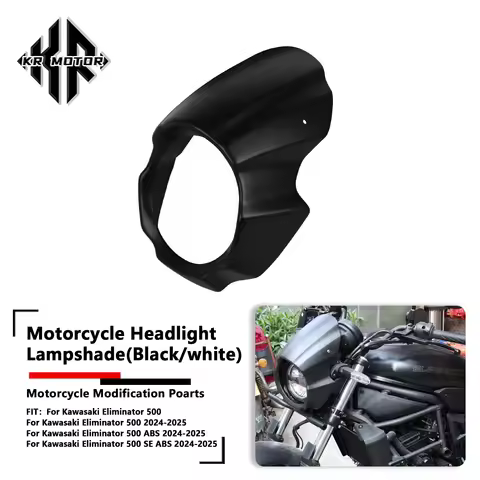KR MOTO Motorcycle Fit For Kawasaki Eliminator 500 SE ABS 2024 2025 Headlight Bezel Cockpit Fairing 