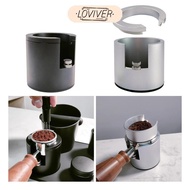 [LOVIVER] Coffee Tamper Holder for 51/54/58mm Easy to Use Manual Tamping Station Coffee Portafilter 