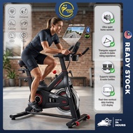 Exercise Bike Basikal Senaman Indoor Cycling Bike Fitness Spin Bike Bluetooth APP LCD Monitor Quiet 