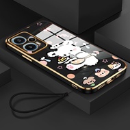 Casing HP For Xiaomi POCO F5 F4 F4 GT F3 F2 Pro F1 Case Casing Cute Puppy Pattern Casing Cellphone C