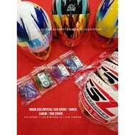 visor cs2 Crystal earlid solid gold transparent colour ltd sport ltd bintang 14 ltd nippon index