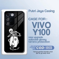 Latest Vivo Y100 Case Skul Hardcase Softcase Glossy Casing Vivo Y100 Kesing