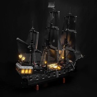 Kit ringan Serasi dengan Lego 10365 Kapal Lanun Kapten Jack Sparrow - Tiada Model Sahaja Cahaya, Aks