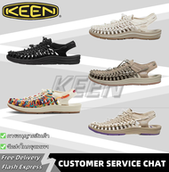 【จัดส่งในกรุงเทพฯ】KEEN Uneek กีฬา รองเท้าแตะ ระบายอากาศได้ สะดวกสบาย White/Black/Grey/Multicolor/Pur