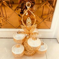 🔥HOT SALE!🔥11PCS EXCLUSIVE GOLD CANISTER SET / BEKAS KUIH RAYA DERAJA / BALANG KUIH
