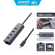 Anker USB-C Hub Adapter to 4x USB 3.0 - Gray
