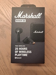 全新行貨 Marshall Minor III 耳機 - 1年保養
