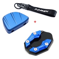 สําหรับ YAMAHA NMAX155 NMAX125 N-MAX NMAX 155 125 อุปกรณ์เสริมรถจักรยานยนต์ขาตั้ง EXTENSION Pad Kick