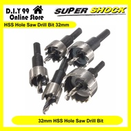 Heavy Duty HSS Hole Saw Drill Bit Cutter / HSS Drill Bit Hole Saw Set 20/22/24/26/28/30/32 mm