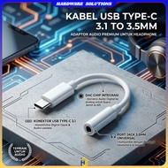 TaffSTUDIO USB Type C Cable 3.1 to 3.5mm Audio Jack Converter Female 10.5cm - L41