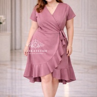 Stella Formal Neoprene Wrap Around Perfect for civil wedding outfit and other formal event bridesmai