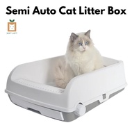 Cat Litter Box / Open Concept XL Semi Litter Box Large litter box For Cat Kitten