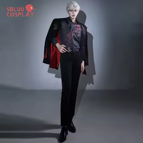 SBluuCosplay Sylus Cosplay Costume Game Love and Deepspace Cosplay Men Suit Relentless Conqueror Syl