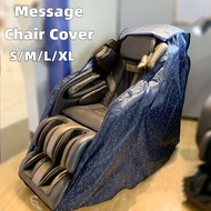 S-XL Massage Chair Cover Protective Cover Smart Electric Massage Chair Sun Protection Dust Cover Anti-Scratch Universal Washed Cloth Household Universal Zipper U-Style Cover