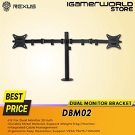 Rexus DBM02 DBM-02 Dual Monitor Stand Monitor Bracket