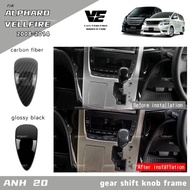 Vemart Toyota alphard vellfire anh20 car gear shift knob frame accessories agh20 ah20