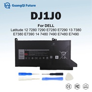 DJ1J0 Battery For Dell Latitude 12 7280 7290 E7280 E7290 13 E7390 E7380 14 7480 7490 E7480 E7490