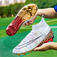 New High Ankle Soccer Shoes Men Women Outdoor Football Boots Soccer Cleats Soft Football Shoes