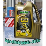 Nasa Engine Oil Fully Synthetic + Oil Filter