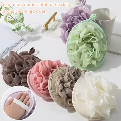 Bath Scrubber Loofah Ball Shower Body Wash Massage Bath Flower Towel For Body Best Bath Tool