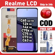 LCD REALME C65 4G 5G/ 12x 5G/ 14x 5G/ C75x 4G/ C75 5G/ C73 5G Compatible For Original Glass Touch Sc