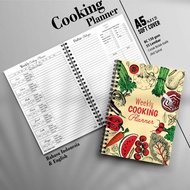 COOKING PLANNER WEEKLY A5 Rencana WEEKLY COOKING Menu Weekly Planner