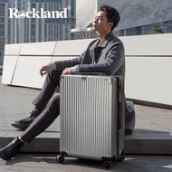 ROCKLAND美国洛克兰（ROCKLAND）拉链行李箱拉杆密码箱万向轮旅行箱 银灰色 拉链 20英寸
