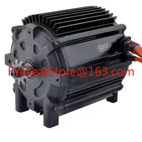 KR5V 72V 5000W Electric BLDC Motor For Electric Motorcycle Temperature Brushless Motor Go Kart Peak