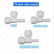 Quick plug in 6mm (1/4'') tube | Plug 10mm (3/8'') to 6mm pipe | 10mm tube