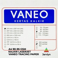 Vaneo Tracing Paper A4 90/95 gsm Tracing Paper retail